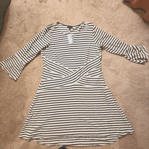 NWT Striped black and white dress from DRESSBARN